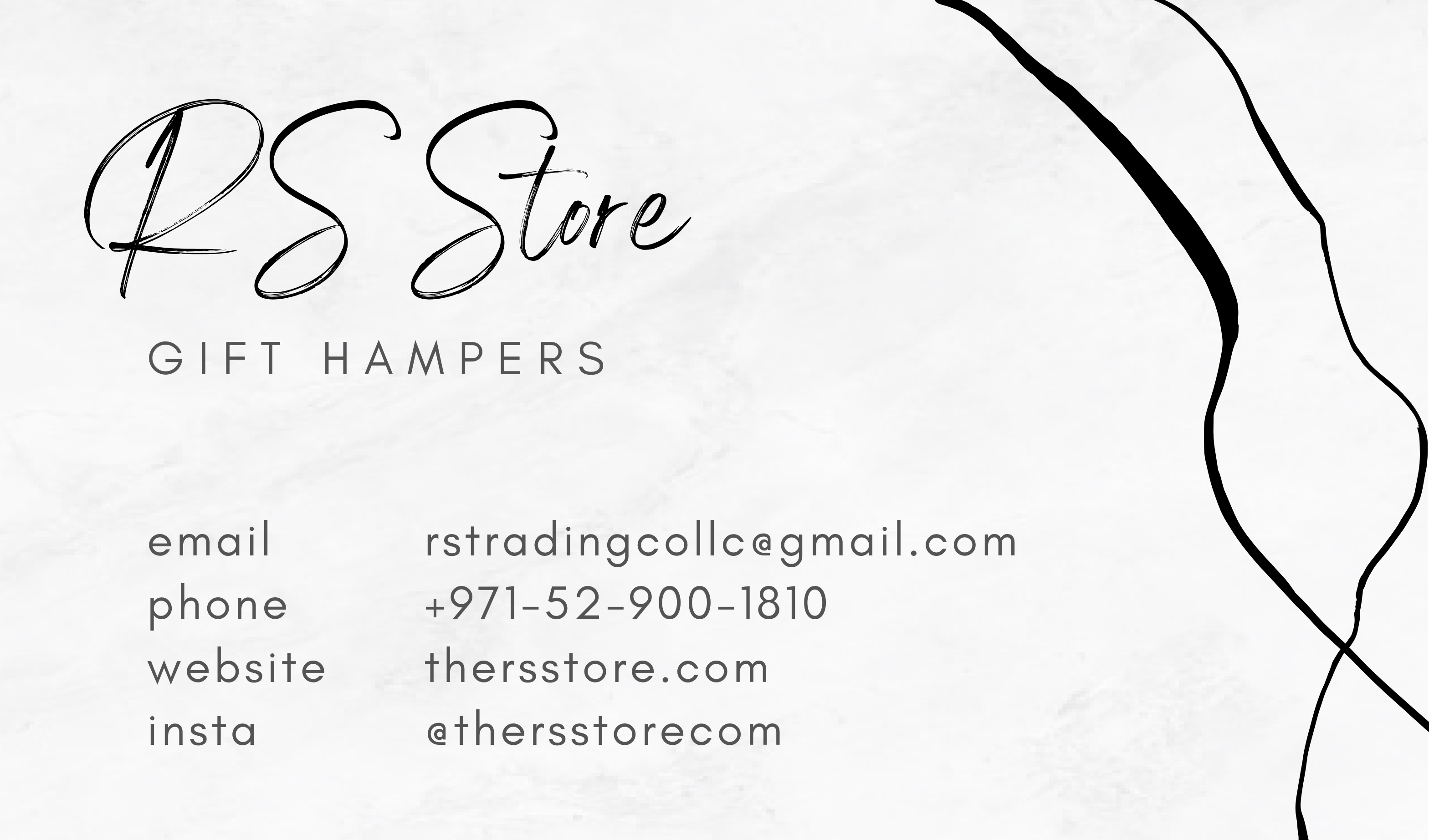Business Card Design-RS Store-Front Image