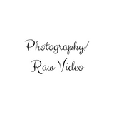 Photography, Raw Video