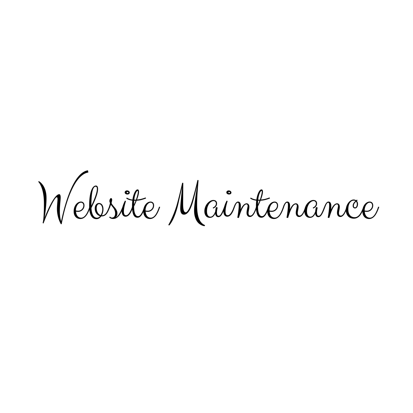 Website Maintenance